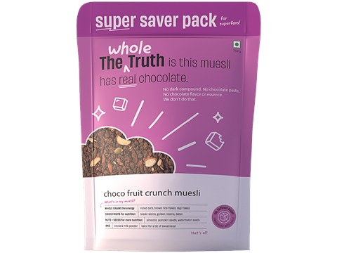 The Whole Truth Choco Fruit Crunch Muesli - Super Saver Pack, 750 g