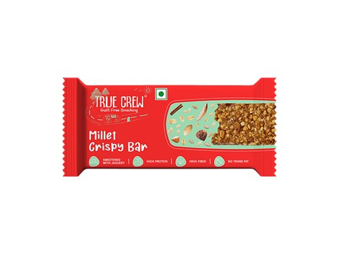 True Crew Millet Crispy Bar, 25 g
