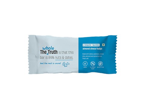 The Whole Truth Almond Choco Fudge Energy Bar, 40 g