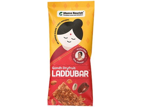 Mama Nourish Gondh Dryfruit Laddubar, 35 g