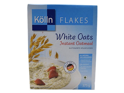 Kolln Flakes - White Oats Instant Oatmeal, 375 g