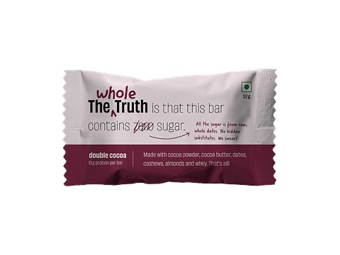 The Whole Truth Double Cocoa Protein Bar, 52 g
