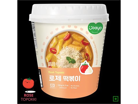 Joayo Rose Topokki Instant Rice Cake, 120 g