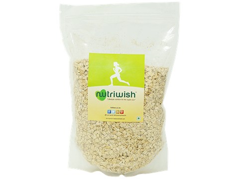 Nutriwish Premium Rolled Oats - Gluten-Free, 1 kg