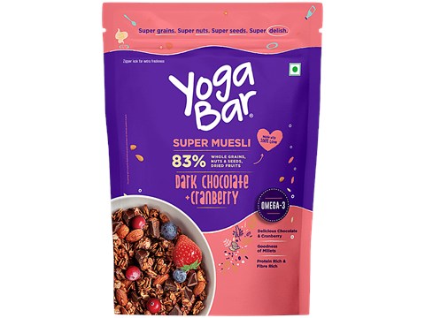 Yoga Bar Dark Chocolate & Cranberry Super Muesli, 700 g