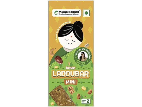 Mama Nourish Besan Laddubar Mini, 18 g