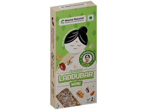 Mama Nourish Coconut Laddubar Mini, 18 g