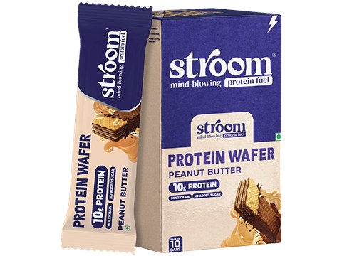 Stroom Peanut Butter Protein Wafer Bar, 40 g