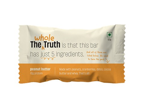 The Whole Truth Peanut Butter Protein Bar, 52 g