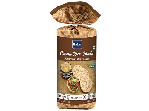 Haim Crispy Rice Thicks - Wholegrain Brown Rice Cake, 110 g