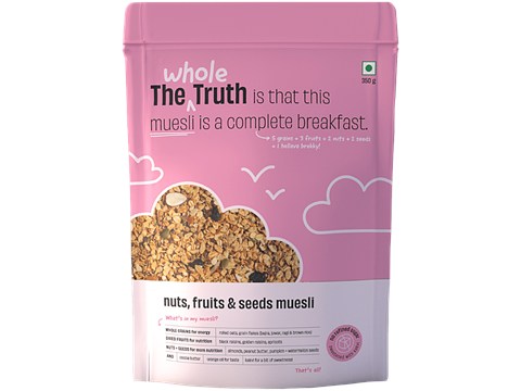 The Whole Truth Nuts, Fruits & Seeds Muesli, 350 g