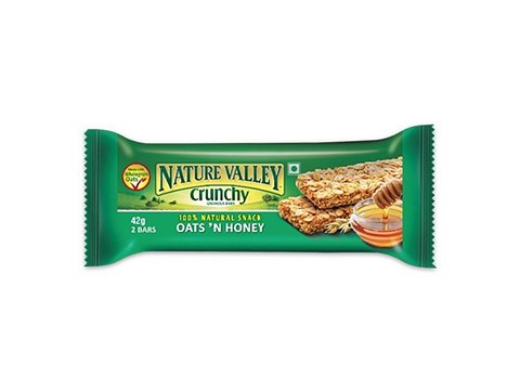 Nature Valley Crunchy Granola Bar - Oats & Honey, 42 g