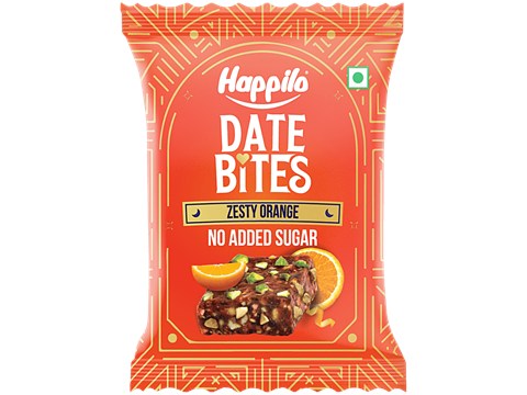 Happilo Zesty Orange Date Bites, 20 g
