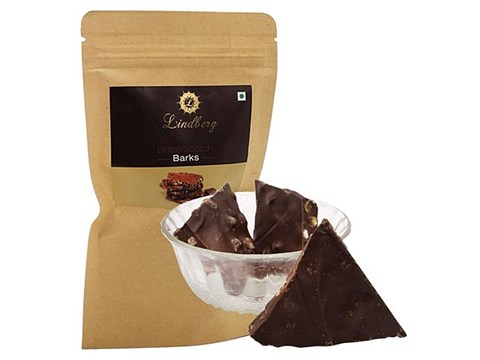 Lindberg Butterscotch Barks - Snacking Chocolate, 75 g