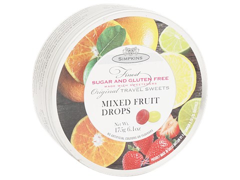 Simpkins  Travel Sweets - Sugar & Gluten Free Mixed Fruit, 175 g