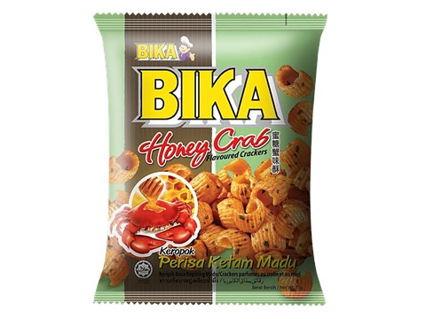BIKA Honey Crab Crackers, 70 g