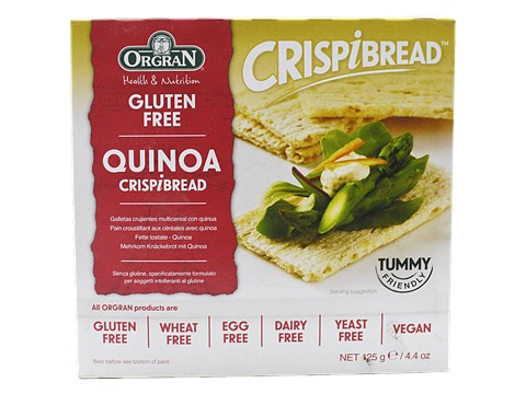 Orgran Quinoa Crispibread, 125 g
