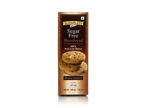 Sugarless Bliss Shortbread - Pure Cow Butter, Sugar Free, All Rich Creamy, 200 g