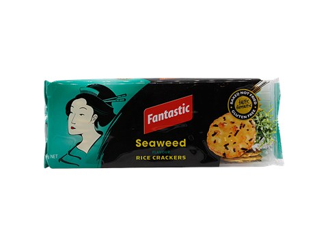 Fantastic Rice Crackers - Seaweed, 100 g