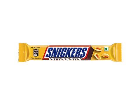 Snickers Butterscotch Flavoured Chocolate Bar, 22 g