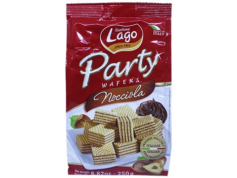 Gastone Lago Party Wafers - Hazelnut Cream, 250 g
