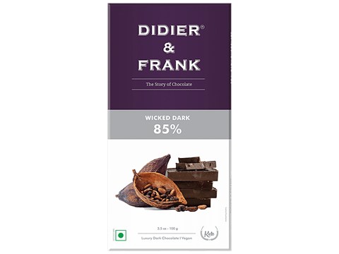 Didier & Frank  Wicked 85% Dark Chocolate, 100 g