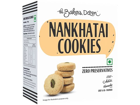 The Baker's Dozen Nankhatai Cookies, 105 g