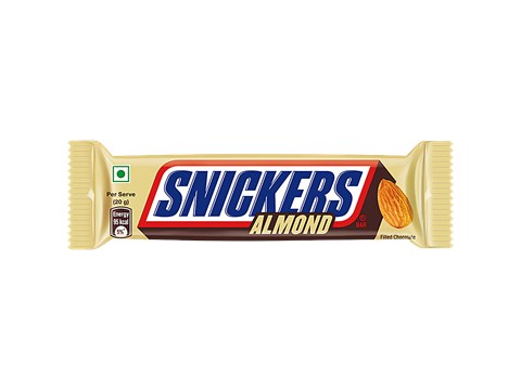 Snickers Almond Filled Chocolate Bar, 45 g
