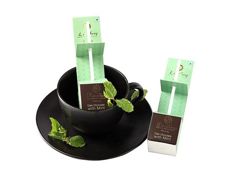 Lindberg Dark Chocolate with Mint - 54% Cocoa, Stir It Up, 40 g