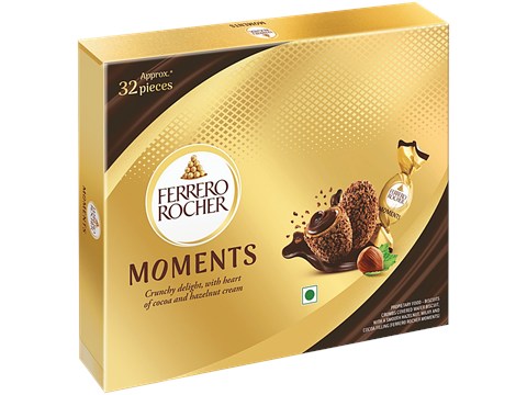 Ferrero Rocher Moments Chocolate, 185.6 g