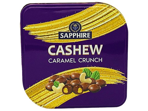 Sapphire  Cashew Caramel Crunch Chocolate Gift Box, 90 g