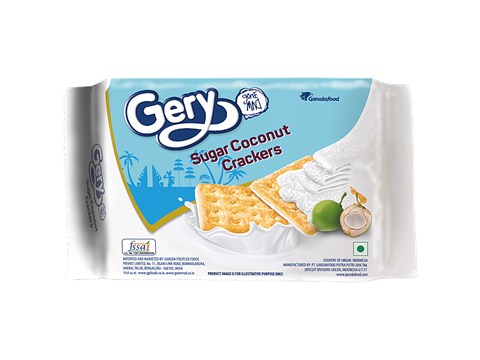 Gery Gone Mad Sugar Coconut Crackers, 105 g