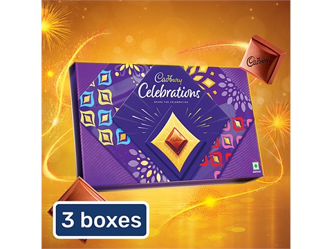 Cadbury Celebrations Assorted Chocolate Gift Pack, 3x141.68 g
