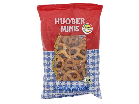 Huober Organic Mini - Pretzel, 40 g