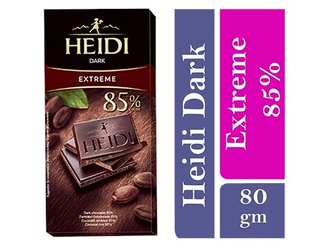 Heidi Extreme Dark Chocolate - 85% Cocoa, 80 g