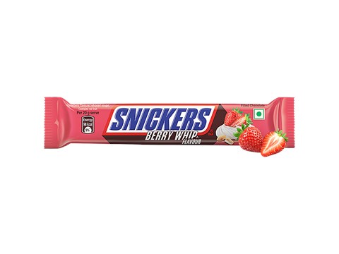 Snickers Berry Whip Flavoured Chocolate Bar, 22 g