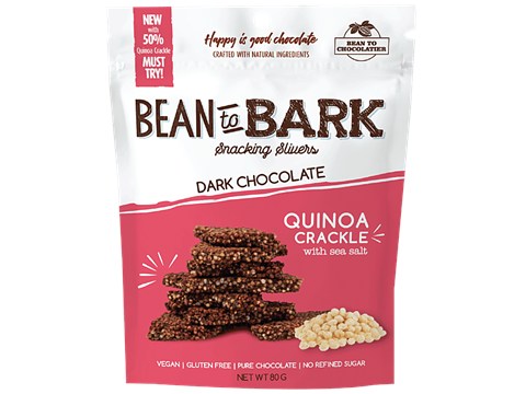 Bean to Bark Quinoa Crackle, 80 g