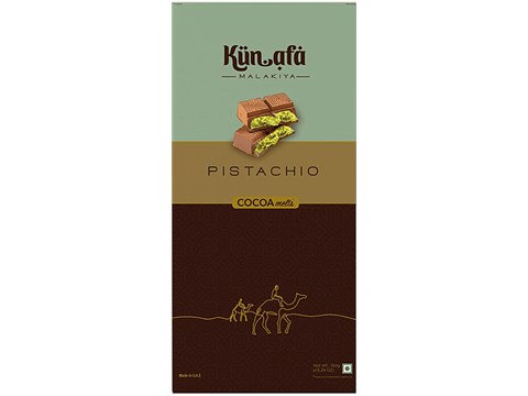 Cocoa Melts Kunafa Pistachio, 150 g