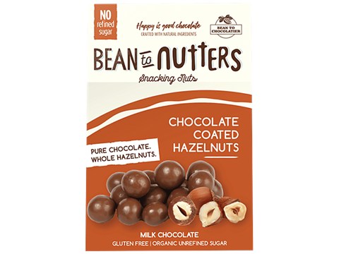 Bean to Nutters Milk Chocolate Hazelnut, 80 g