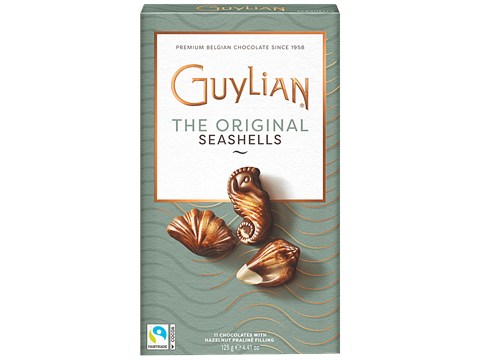 Guylian Chocolate Seashells - The Original, With Hazelnut Praline Filling, 125 g