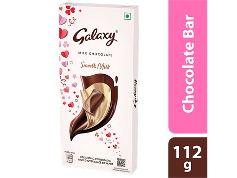 Galaxy Smooth Milk Chocolate Gift Pack For Valentine's Day - Rich Flavour, 112 g