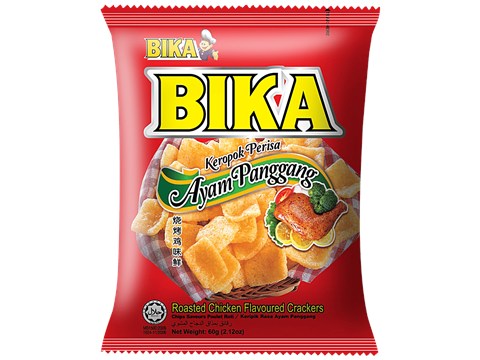 BIKA Crackers - Roasted Chicken Flavoured, 70 g