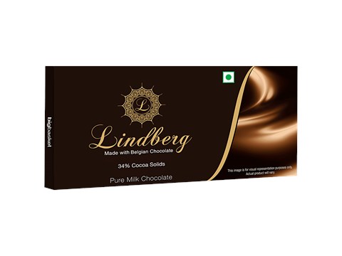 Lindberg No Added Sugar - Pure Belgian Milk Chocolate, 50 g