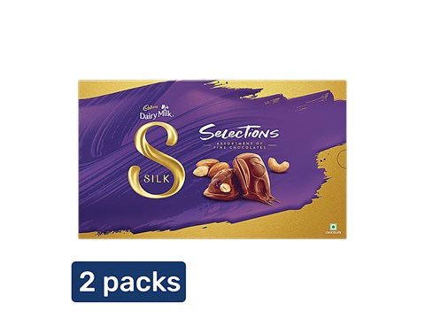 Cadbury Celebrations Dairy Milk Silk Selections Assorted Chocolate Gift Pack, 2x213 g