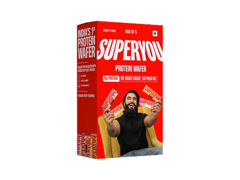 Superyou 10g Protein Wafer Bars - Assorted Flavours, 40 g