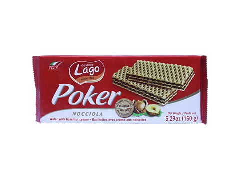Gastone Lago Nocciola Wafer - With Hazelnut Cream, 150 g