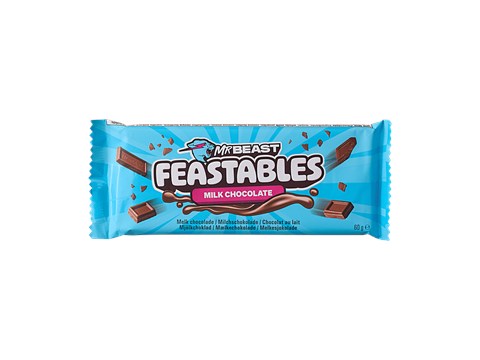 Mr Beast Feastables Milk Chocolate, 60 g