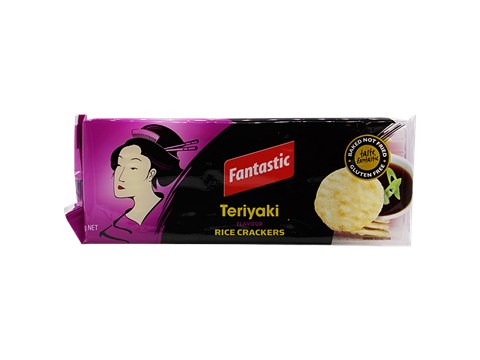 Fantastic Rice Crackers - Teriyaki, 100 g