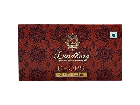 Lindberg Drops Milk Chocolate - Made with Belgian Chocolate, 50 g