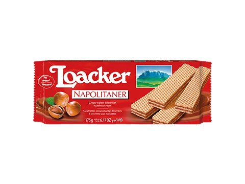 Loacker Classic Wafer Napolitaner Hazelnut, 175 g